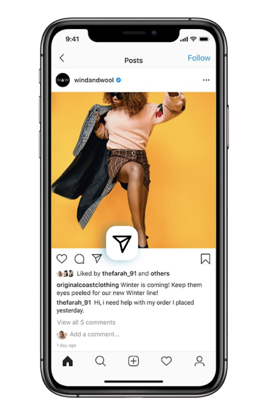 instagram organic entry point social posts