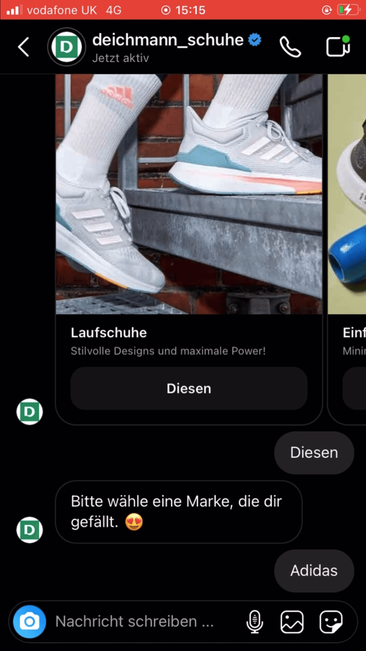 Deichmann Triggers Sales From Insta Stories with DM Automation