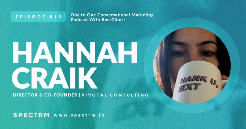 Hannah Craik, Marketing Director at Riess on one to one marketing