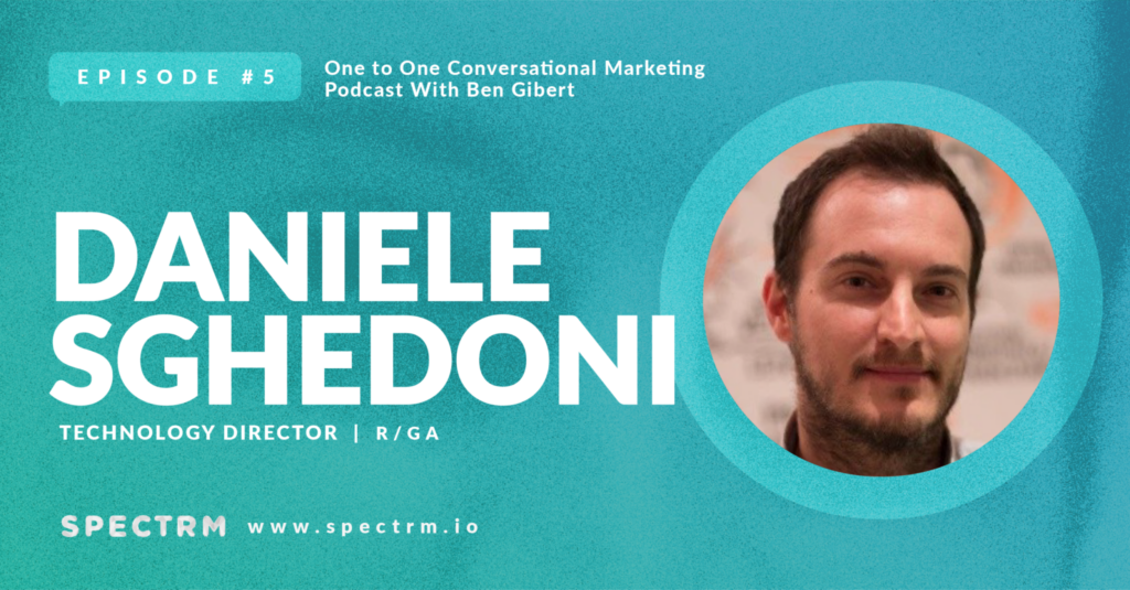 Daniele Sghedoni, technology director at R/GA on zero-party data and the future of marketing.
